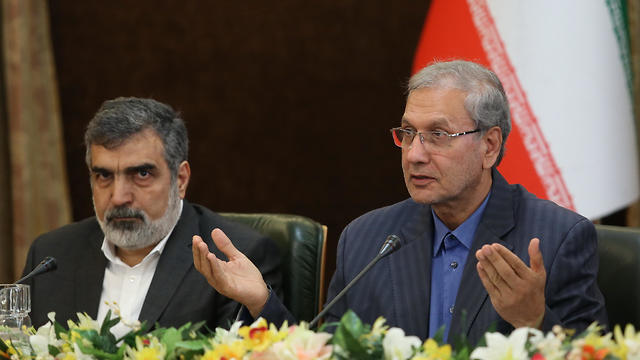 press conference with Behrouz Kamalvandi 