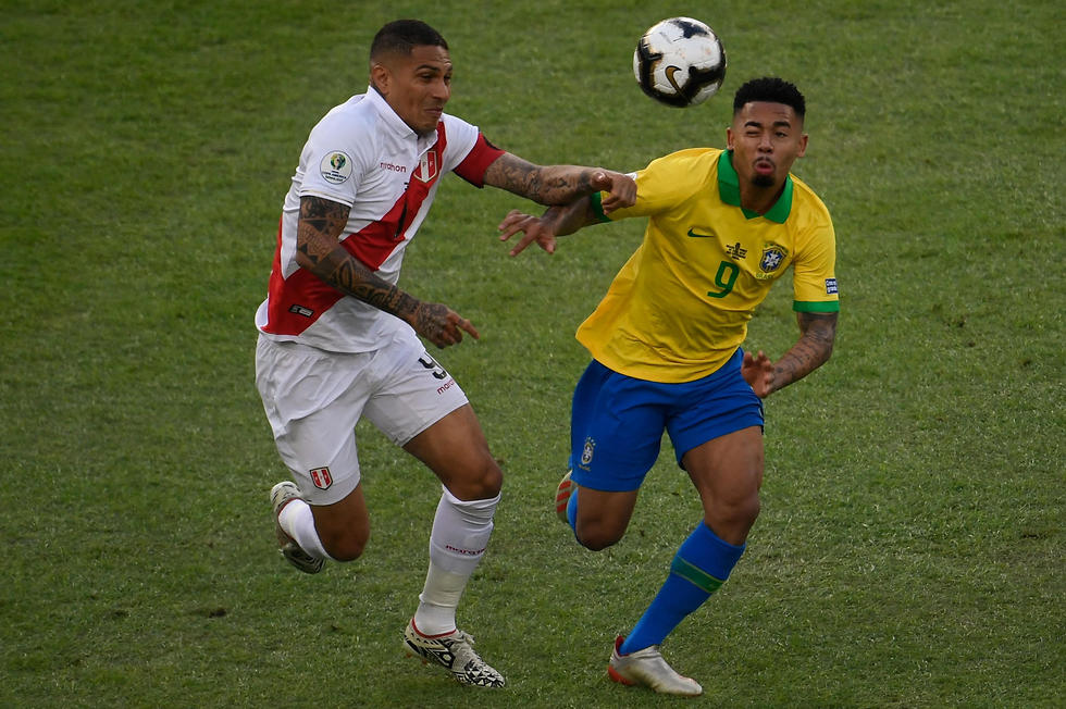גמר הקופה אמריקה ברזיל מול פרו (צילום: AFP)