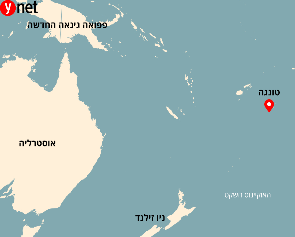 טונגה מפה האוקיינוס השקט ()