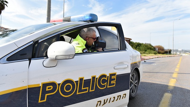 ניידת אגף התנועה (צילום: דוברות המשטרה )