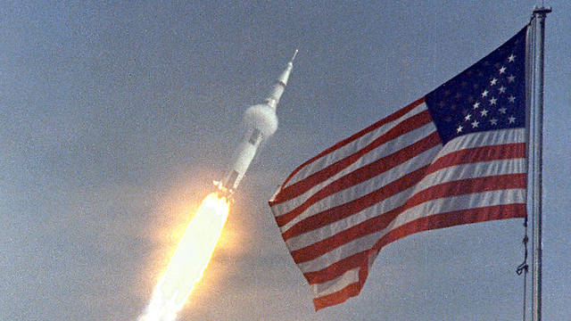 שיגור אפולו 11 (צילום: נאס