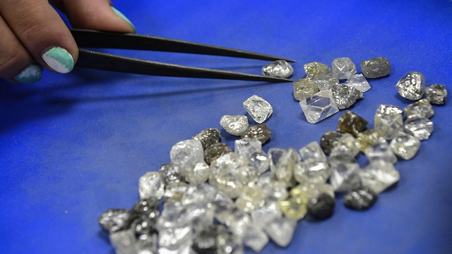רוסיה כריית יהלומים מירני (צילום: AFP)