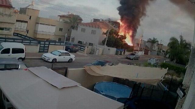 Пожар в доме Кармель Мауды. Фото: пресс-служба полиции