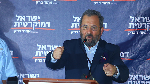Ehud Barak during the campaign launch in Tel Aviv (Photo: Orel Cohen)