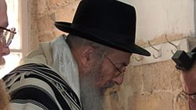 Rabbi Zvi Thau leader of the Noam Party (Photo: Michael Ya'akovson)
