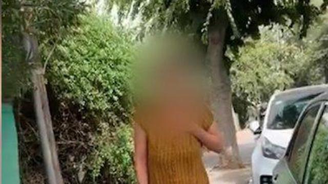 האישה שהרגה כלב בתל אביב (מתוך הרשתות החברתיות )