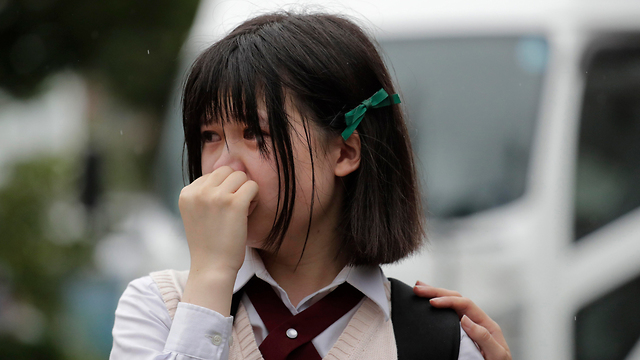 יפן הצתה 33 הרוגים שריפה אולפני קיוטו אנימציה (צילום: AP)