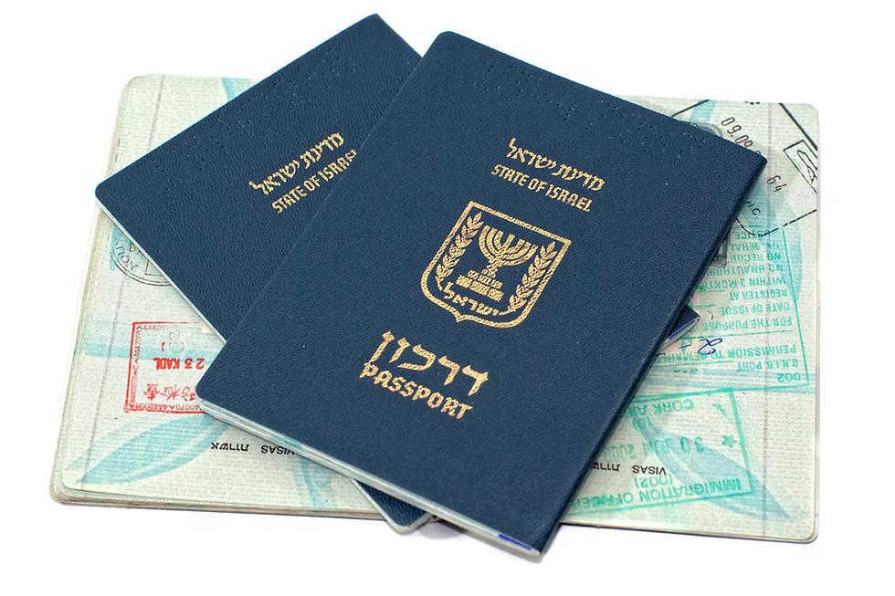 אילוסטרציה פספורט דרכון ישראלי ישראל (צילום: shutterstock)