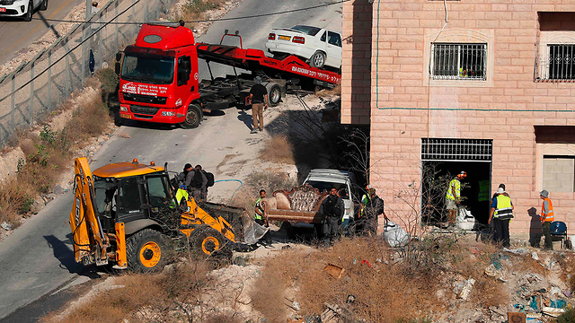 Demolition in Sur Baher (Photo: AFP)