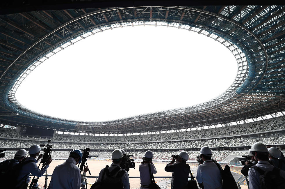 אצטדיון באולימפיאדת טוקיו 2020 (צילום: AFP)