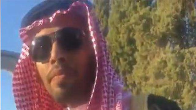 Mohammed Saud visits the Temple Mount