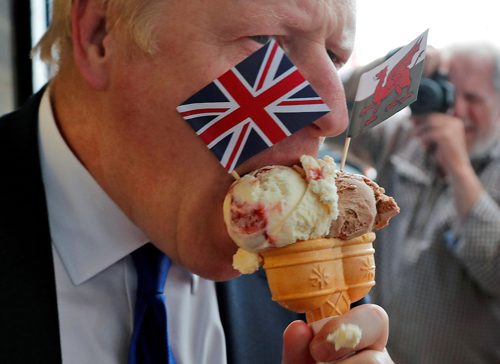 בוריס ג'ונסון בחירות לראשות ממשלת בריטניה (צילום: רויטרס)