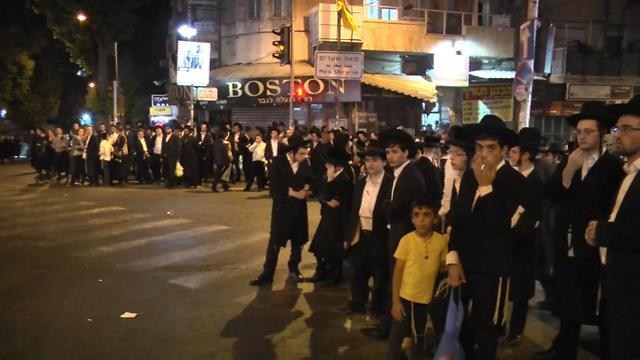 An ultra-Orthodox protest in Jerusalem against the Haredi draft bill  (Photo: Gil Yohanan)