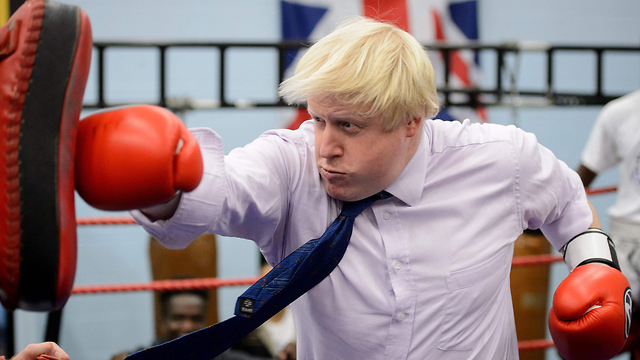 בוריס ג'ונסון המירוץ לראשות ממשלת בריטניה ארכיון 2014 (צילום: AFP)