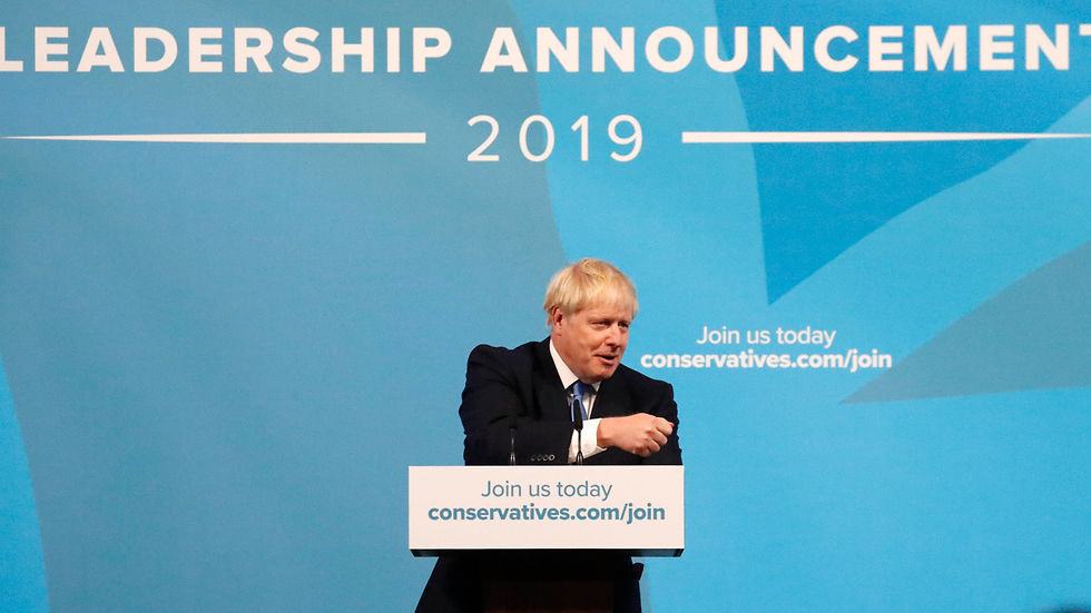 בוריס ג'ונסון נבחר  לראש ממשלת הממשלה בריטניה (צילום: AP)