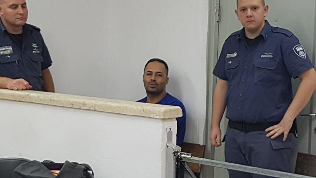הטיעונים לעונש במשפטו של מאג'ד נעלוואה אחיו של המחבל שביצע את הפיגוע בברק (צילום: אלישע בן קימון)