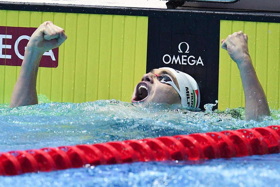 כירסטוף מילאק אליפות העולם שחייה (צילום: AFP)