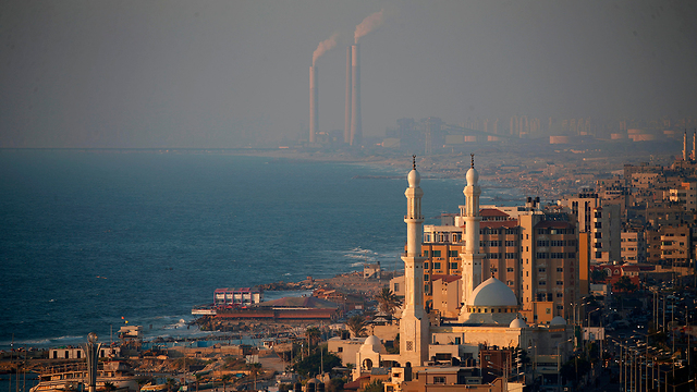 Ашкелон. Вид из Газы. Фото: AFP
