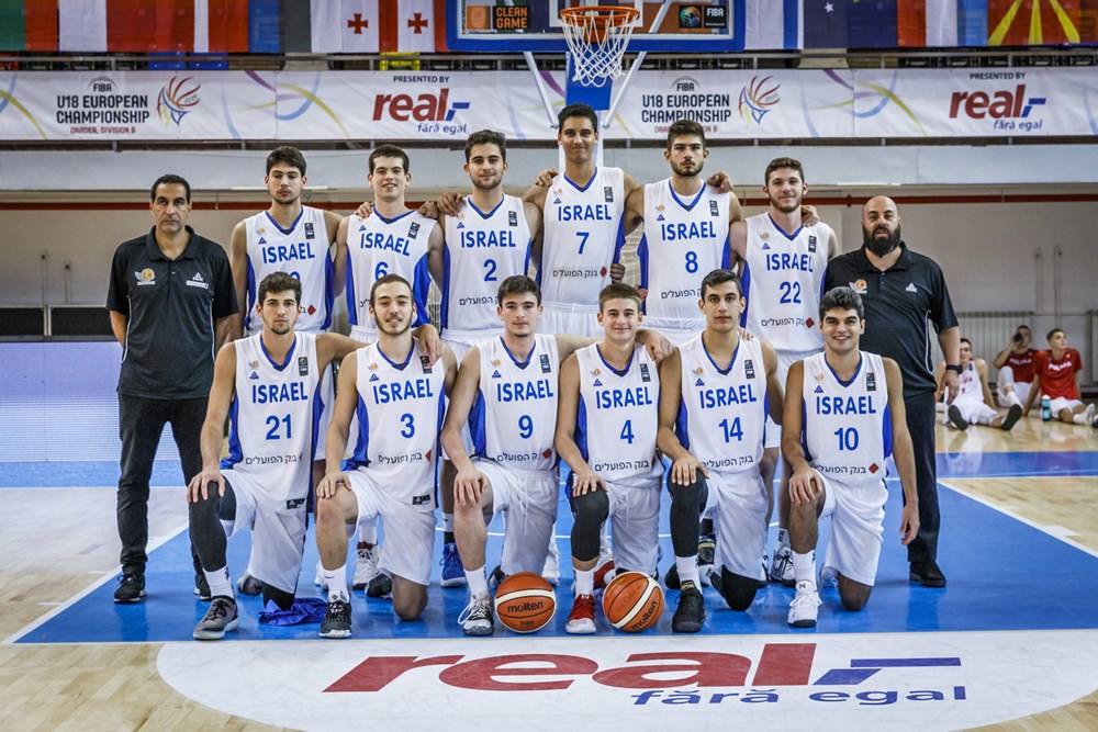 נבחרת הנוער של ישראל (צילום: איגוד הכדורסל)