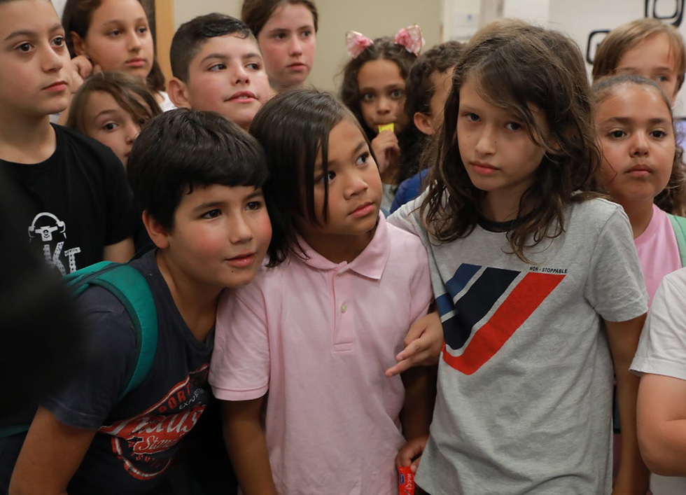 Children of foreign workers in line for deportation (Photo: Dana Kopel)