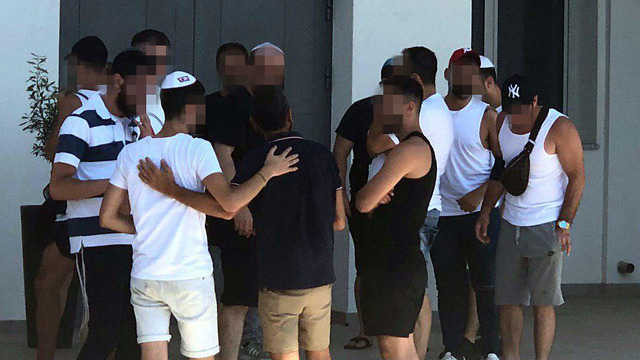The former suspects are reunited with their families in Cyprus