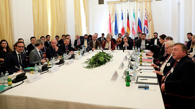 עבאס ארקצ'י הנציג של איראן ב מפגש חירום על הסכם הגרעין ב וינה (צילום: רויטרס)