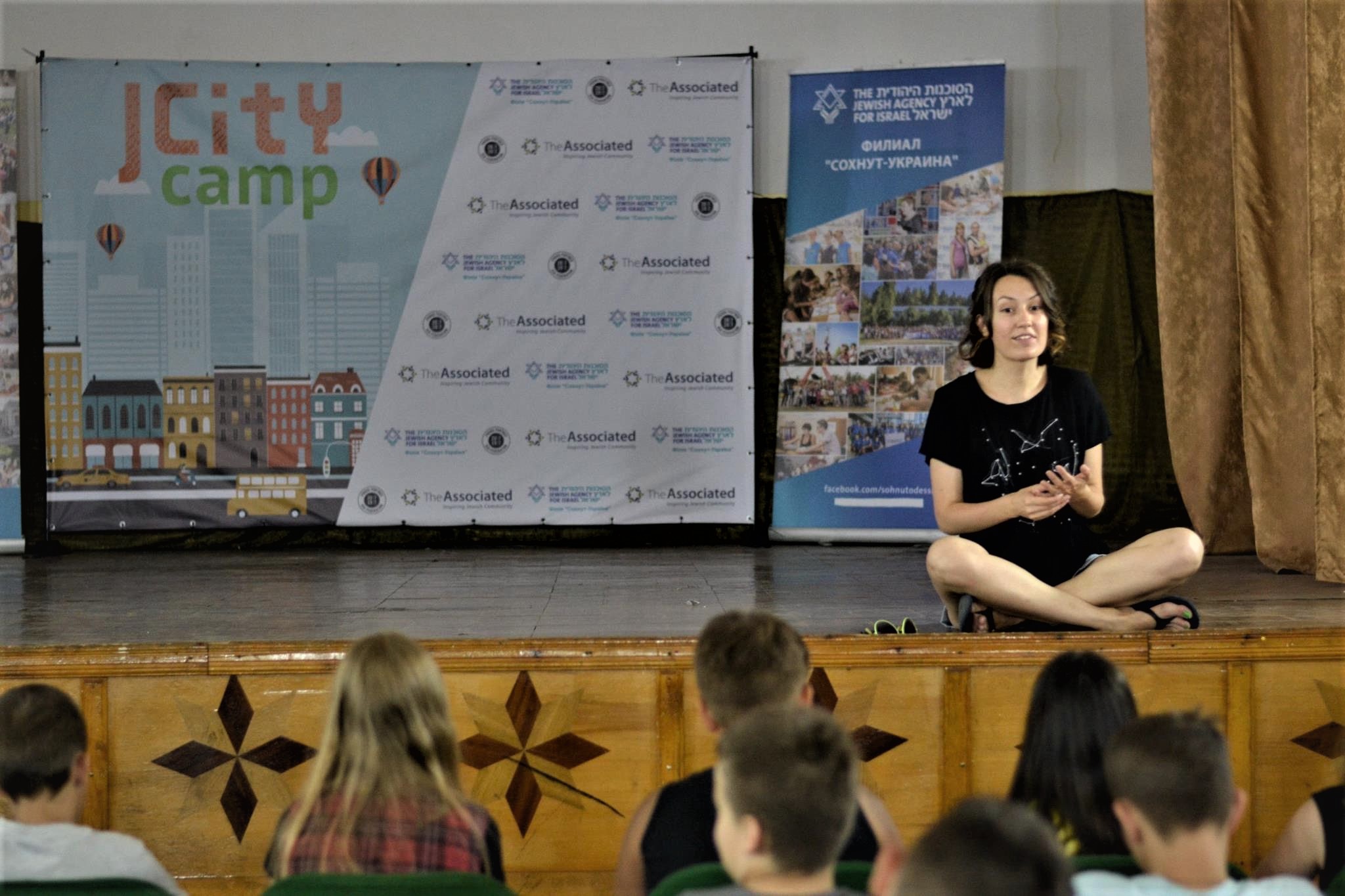 Саша Ботвинник и сама стала инструктором лагеря. Фото: частный альбом