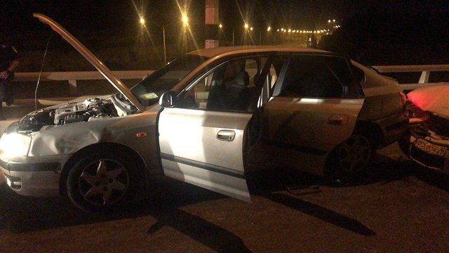Автомобиль Аль-Маграби после нападения