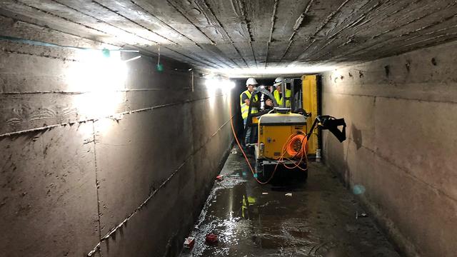    Подземные работы в Яффо. Фото: компания НЕТА