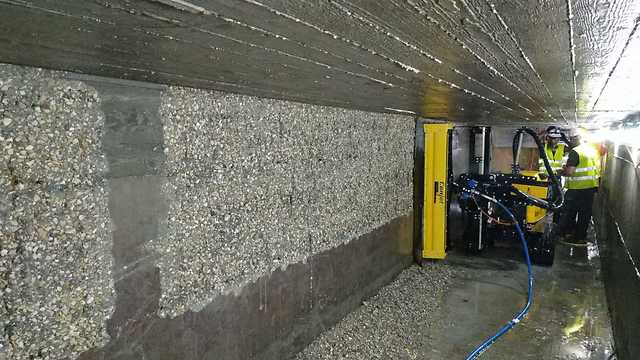   Подземные работы в Яффо. Фото: компания НЕТА