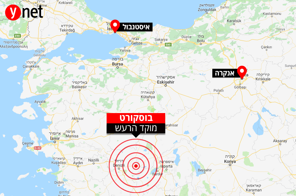 רעידת אדמה בוסקורט טורקיה ()
