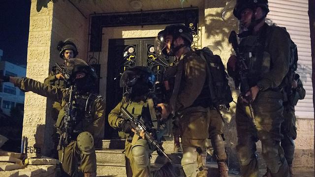 Yamam force during a manhunt for the suspects (Photo: IDF Spokesperson's Unit)