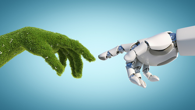 בינה מלאכותית ירוקה (אילוסטרציה: Shutterstock)