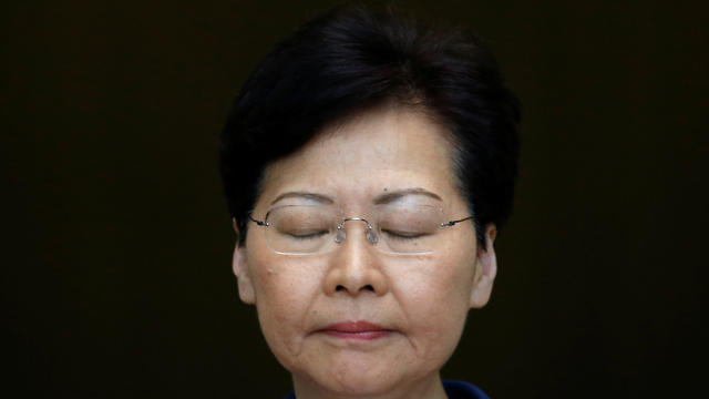 Chief Executive Lam  (Photo: Reuters)