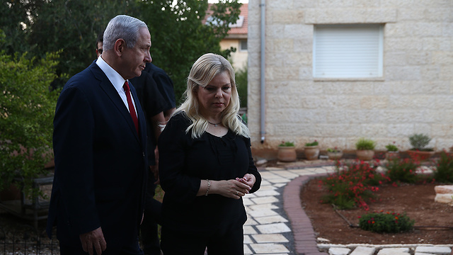 The prime minister and his spouse (Photo: Ohad Zwigenberg)
