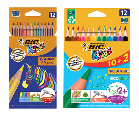העפרונות הצבעוניים של BIC  (צילום: משה כהן)