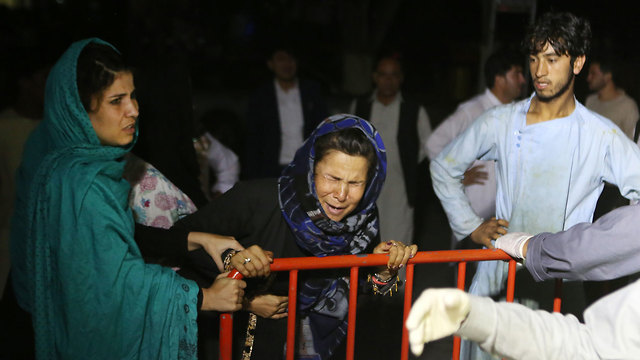אפגניסטן פיצוץ פיגוע ב חתונה קאבול (צילום: EPA)