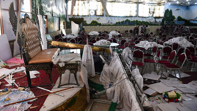 פיגוע חתונה אפגניסטן  קאבול (צילום: AFP)
