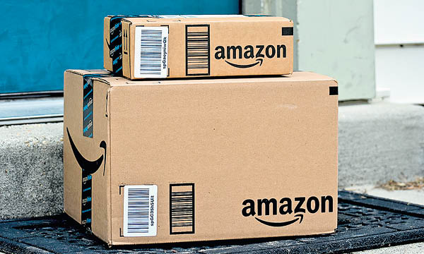Фирменные коробки от Amazon