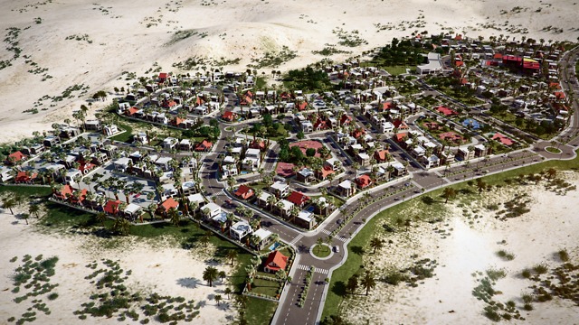 Компьютерная модель поселка Омрит. Фото с рекламного сайта 