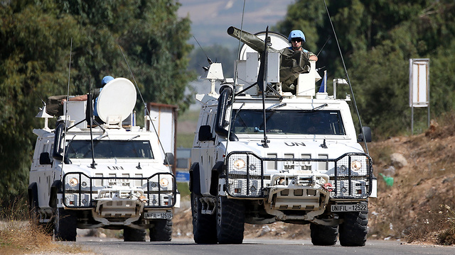 UNIFIL peacekeepers on patrol near the Israeli border in South Lebanon (Photo: Reuters)