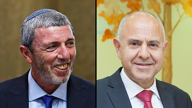 Education Minister Rafi Peretz (left) and Ministery of Education General Director Shmual Abuhav (right) (Photo: EPA, Maxim Glovanov)