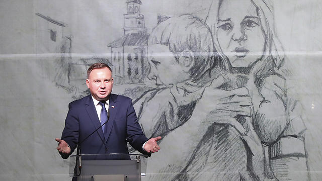 Polish President Andrzej Duda speaks at the commemoration ceremony of the 80th anniversary of the start of World War II (Photo: AP)
