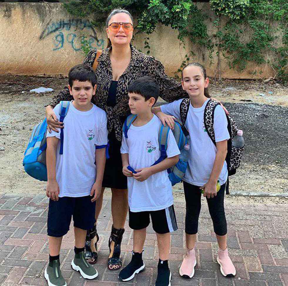 Телеведущая Офира Асаяг и ее дети. Фото: Instagram