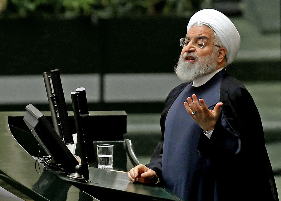 נשיא איראן חסן רוחאני (צילום: AFP)