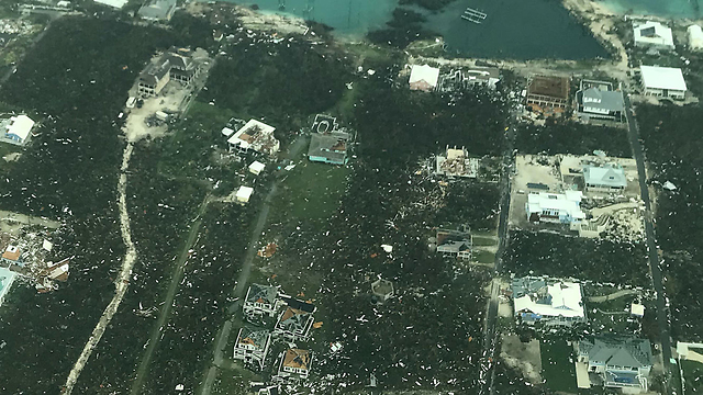 סופה הוריקן דוריאן  הרס איי בהאמה (צילום: gettyimages)