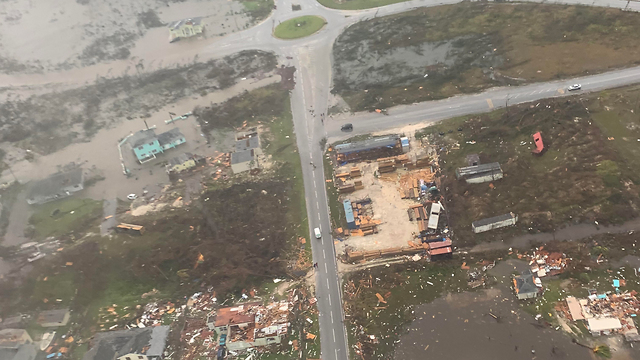 סופה הוריקן דוריאן  הרס איי בהאמה (צילום: EPA)