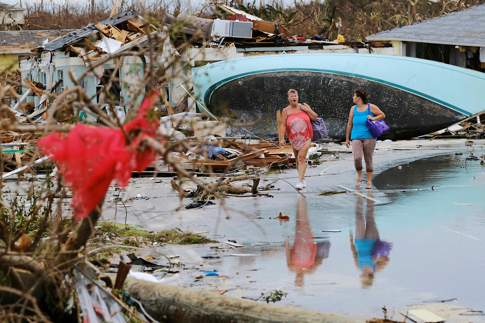 סופה  הוריקן  דוריאן  איי הבהאמה  בהאמה (צילום: רויטרס)