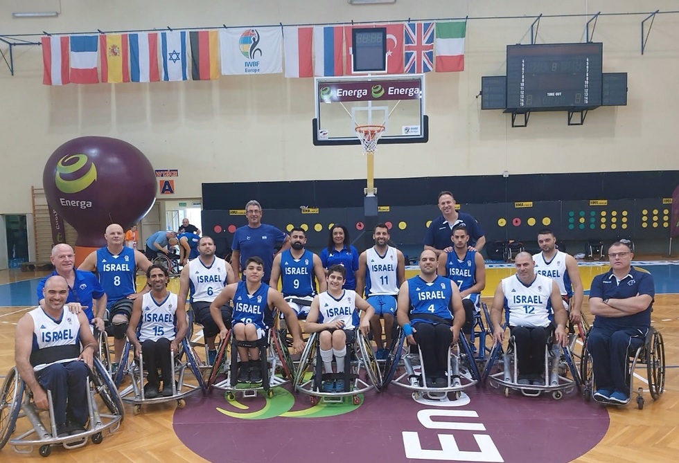נבחרת ישראל בכיסאות גלגלים  (צילום: באדיבות הוועד הפאלימפי)