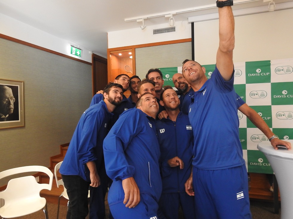 נבחרת הדייויס של ישראל (צילום: לידור גולדברג, איגוד הטניס)